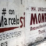 En al menos 11 estados del país, bardas, lonas y pendones pintados con los colores guinda, blanco y negro —emblemáticos de Morena— promueven la elección judicial del próximo 1 de junio, a pesar de que la ley prohíbe a los partidos políticos intervenir en este proceso.