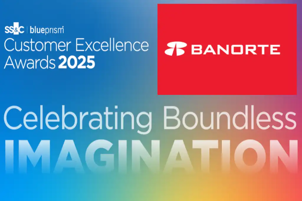 Grupo Financiero Banorte fue reconocido como líder en innovación tecnológica al recibir el premio regional en los SS&C Blue Prism Customer Excellence Awards 2025.