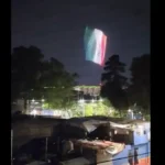 Ensayan espectáculo de drones para la inauguración del Mundial 2026 en el Estadio Banorte