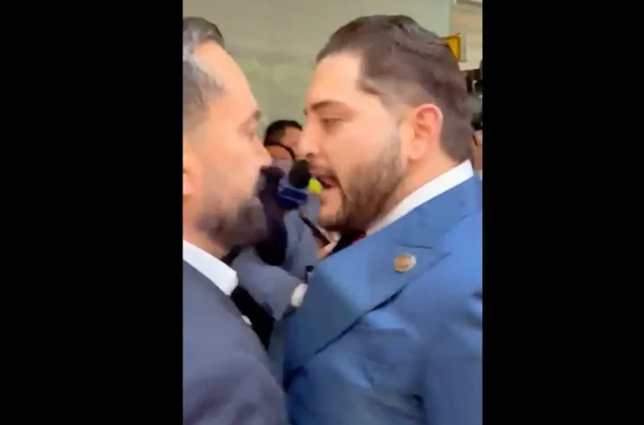 Carlos Gutiérrez y Arturo Ávila protagonizan altercado en el Senado